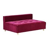 arne ベンチソファ ベンチ イス 背もたれ コーナーソファー ローソファー Baggy DX-armless 3×5 モケット パープルピンク