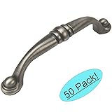 Cosmas 2322 asアンティークシルバーキャビネットハードウェアハンドルプル – 3 – 3 / 4 " ( 96 mm )穴中心 – 50パック