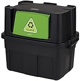 ラバーメイド(Rubbermaid) スタッキング リサイクルボックス S (53L) 1803652