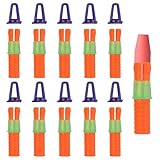 PAVIKE クレヨンエクステンダー ホルダー (10本セット) 子供用チョークホルダー オイルパステルホルダーエクステンダー オイルパステルエクステンダー クレヨン延長ツール 油絵スティックと描画スティックエクステンダー 再利用可能、学校、教師、クラス、などに適しています