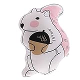 IPOTCH 全２種　子供　大きな　人形のおもちゃ　動物のぬいぐるみ　枕　誕生日　ギフト　 - リス