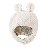 (チャックル) chuckle * スウィートガール * ふわもこ ボア うさ耳付き 帽子 アイボリー 46-48cm P9239-48-11