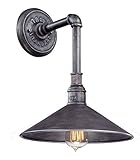 Troy Lighting Toledo 14.75"H 1-Light Outdoor Wall Light - Old Silver Finish [並行輸入品]