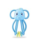RONSHIN Baby Cute Cartoon Teether人形Rattles Hand Bell教育玩具ギフトfor Baby ( 0 ~ 1年古い)ブルー