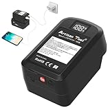 アルチザンツール【日本ブランド】互換充電器Type-C入力型アダプター 黒 マキタ18V専用 バッテリー互換充電アダプタ タイプC充電器アダプター AT-ADTC01b (充電可能)BL1860B／BL1840B／BL1850B／BL1830B／BL1815N／BL1820B USB PDで充電できる小型充電器 残量パーセント表示 入力・出力可能、バッテリー、ケーブル別売