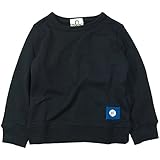 《年間定番》ZERO standard(ゼロスタンダード)30/7裏毛ベーシックトレーナー 130cm /BK NO.B-100301