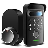 YCJDP 保護ケース for SwitchBot スマートロック 指紋認証パッド カバー 全面保護 柔らかい 防水防塵 無臭で 耐久性 キズ防止 SwitchBot Lock Pro with Keypad Touch カバー (ブラック/白いナンバーマークなし）