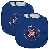 Baby Fanatic Team Color Bibs, Chicago Cubs, 2-Count (Discontinued by Manufacturer) (Discontinued by 
