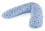 The Original Theraline Maternity & Nursing Pillow with Removable Zippered Cover, Little Blue Flowers
