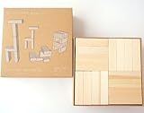 No.210　みんなのつみき　直方体セット/長野県産木曽ヒノキ 24ピース　　木のおもちゃ　組木 OSKオガワ精機