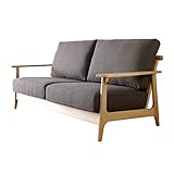 ISSEIKI ソファ 幅160㎝ 2.5人用 ブラウン 木製 【ER-01-18】