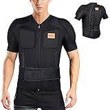 BenKen ボディープロテクター スノーボードプロテクター 上半身プロテクター 多層構造のパッド 高いプロテクション 全体にEVAパッド 