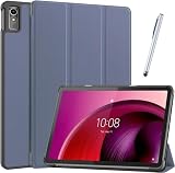タッチペン1本 フィルム2枚付 Lenovo tab7 / Lenovo Tab M10a 5G LET02 対応 ケース兼用 レノボ タブ7 / AUタブ M10a ソフトバンク A301LV タブレットカバー おしゃれ シンプル 耐衝撃 ビジネス 薄型 軽量 オートスリープ機能 法人大量注文対応 (T0246-Tab7-LVDGRY)