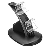 dc5v led light indicator dual controller charging stand station
