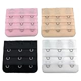 [A-CRAFT] 4個セット 3列 3段 4色 ブラ 延長ホック ブラジャー