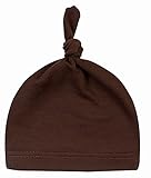 Plus Nao(プラスナオ) ベビー帽子 ベビーキャップ ぼうし ビーニー ワッチキャップ 赤ちゃん BABY ベイビー 子供用帽子 こども用 コットン - ブラウン