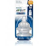 Avent Naturally Fast Flow Size 4 Age 6 Months + Bottle Nipples by Philips AVENT