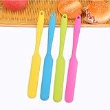2本のシリコーンスパチュラセット耐熱ケーキクリームバターのスパチュラミキサースクレーパーノンスティックフレックスベーキングクッキングツール4色