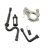 Fenteer STIHL 026 024 MS240 MS260に対応　オイルラインフィルター交換キット付き　オイルポンプ