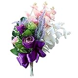 B Blesiya シルクフラワー　チェアバック　装飾フラワー　造花　４タイプ選べ - 28×18×10cm