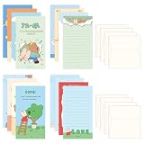 モノライク ハッピー＆ラッキー リトルズ ミニレターペーパー＋封筒 8種 Aセット - Happy and Lucky Littles Mini Letter Paper Set 類32枚 レターペーパー＋16枚 封筒