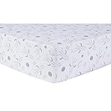 Trend Lab Galaxy Fitted Crib Sheet, Gray