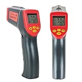 986FにDealMux温度ガン、非接触デジタル赤外線温度計IRレーザーポイント-25.6F（530Cに-32C）、最小/最大表示クッキングキッチン