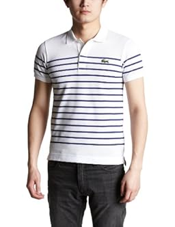 Naval Stripe Polo Shirt 1217-499-7106: Cobalt