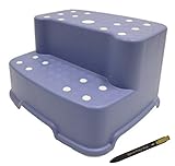 [バードシア] Budsia ノンスリップワイド2段の踏越し段, Made in Korea (Purple) (海外直送品)