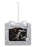 4 My Baby Love at First Sight Picture Frame Christmas Ornament Ultrasound Infant Pregnant Mother to 