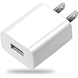 USB充電器 ACアダプター 小型 軽量 コンパクト スマホ充電器 USBチャージャー 2A急速充電【PSE認証済】iPhone/iPad/Android 等のUSB機器対応 白