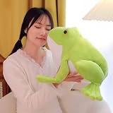 ぬいぐるみ カエル だきまくら リアルぬいぐるみ 動物 アニマルズ もふもふ ぬいぐるみ かわいい 知育トイ クリスマス 誕生日 入学祝い 卒業祝い 40*29CM 0.64 KG プレゼント 新年 贈り物 癒される 緑 添い寝