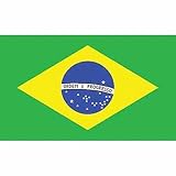 ブラジル国旗国Poly 3 ft x 5 ft