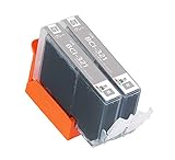 キヤノンインクカートリッジ321 320 XL Canon BCI-321XL GYグレー 2本パック 大容量 対応機種:PIXUS MP990 MP980 (PIXUS MP640 MP630 MP620 MP560 MP550 MP540 iP3600 iP4600 iP4700 MX860 MX870 bci321xl GYグレー使用不可) 最新型ICチップ対応 残量表示あり