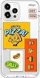 【elago】 iPhone12Pro iPhone12 対応 ケース ラインフレンズ 公式 ライセンス 商品 クリア カバー 可愛い LINEフレンズ スマホケース かわいい 耐衝撃 クリアケース [ iPhone12 Pro iPhone 12 アイフォン12プロ アイフォン12 対応 ] LINE FRIENDS BURGER TIME サリー