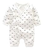 コットンベビーロングスリーブベビー服新生児服[D]