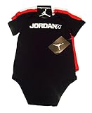 Nikeベビー男の子Jumpman 3パックボディスーツ、3 / 6ヶ月BLK /レッド/ホワイト
