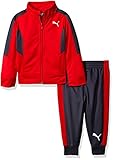 Puma Baby Boys ' 2ピースZip UpトラックジャケットとJogger Pant Set カラー: レッド