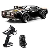 リモートコントロールレーシングカー、mewmewcat リモートコントロール ドリフトカー 1/16 リモートコントロールカー 2.4GHz 4WD 35km/h リモートコントロール レースカー 高速 キッズギフト RTR キッズ ボーイズ ガールズ 7モード エンジェルアイ ヘッドライト付き