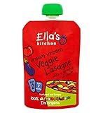 Ella's Kitchen Vroom Vroom Veggie Lasagne with a Sprinkle of Cheese Stage 2 from 7 Months 130g (Pack