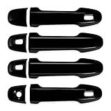 Marchfa ドアハンドルカバー【トヨタ アルファード＆ヴェルファイア 30系】に適合 前期後期対応 車種専用設計 キズ防止 ピアノブラック