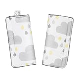 MayLily Premium | 竹素材ベルトカバー 車用・ベビーカー用 (バンブーベルトカバー ) | 100%竹ビスコース | 抗アレルギー | ポーランド製 | 多くの色で利用可能