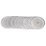 10個 ロータリーカッターブレード 28 / 45mmロータリーカッターブレード（パッチワーク用レザーファブリックペーパーカット用）(28MM)