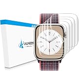 AUNEOS Apple Watch 41mm・40mm フィルム Series 9・8・7・6・5・4・se 対応 アップルウォッチ 液晶保護 フィルム 41ｍｍ・40ｍｍ 適用 「2022年秋改良」TPU製 キズ修復機能 隅浮き防止 ケースに干渉せず 高透過率 気泡なし 指紋防止 取扱簡単 5枚入り (41/40mm)