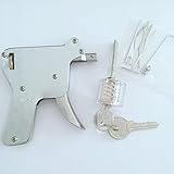 銃を使用して練習用具をロックする