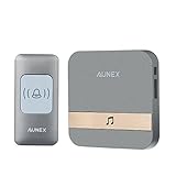 ドアベル ワイヤレスチャイム 呼び出しチャイム インターホン AUNEX 最高300Ｍの作業範囲 52メロディー 4段階音量調節 ホーム ビジネス 店舗 オフィス用 (送信機１+受信機1)
