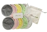 BC Washable Organic Bamboo Nursing Pads -(5 pairs)+ Travel bags - Reusable Breast Pads Bra pads Leak