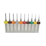 10個入り/サーキットボード超硬マイクロドリルビットツールを印刷0.3 1.2ミリメートルの高品質硬質合金のPCBを設定します。