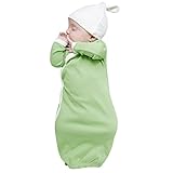 (チャイナテラ) Chinatera ベビー 乳児 長袖ガウン 幼児用スリーパー ガウン US サイズ: For 0-3M カラー: グリーン