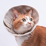 ぽぽねこ 軽くて柔らかい猫用エリザベスカラー スタンダード・ソフト・軽量タイプ (Sサイズ)